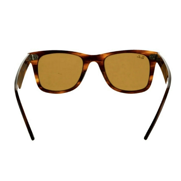 Ray Ban Wayfarer Classic Tortoise Frame Brown Lenses RB2140 New Women - Men - Picture 8 of 14